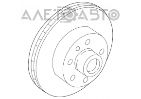 Disc frana spate dreapta Infiniti G25 G35 G37 4d 06-14 310mm nou original OEM