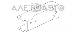 Grila amplificatorului de bara fata dreapta Infiniti QX30 17- noua originala OEM