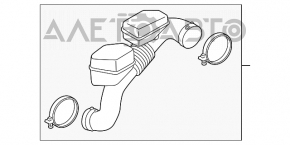 Воздуховод на коллектор Hyundai Santa FE Sport 13-16 2.4