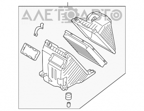 Corpul filtrului de aer Hyundai Santa FE Sport 13-16 2.4