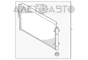 Radiatorul condensatorului de aer condiționat Kia Sorento 10-15 2.4, 3.3 nou aftermarket NISSENS