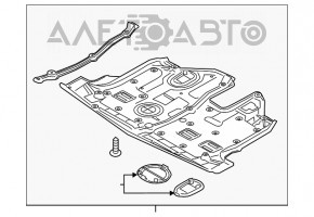 Protecția motorului Kia Sorento 14-15 restul