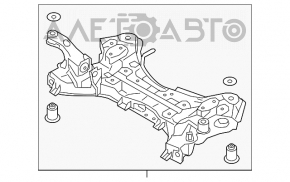 Подрамник передний Kia Sorento 10-15 2.4