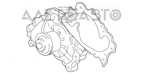 Водяная помпа 3MZ-FE Lexus ES330
