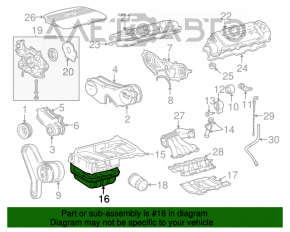 Palet ulei 3.3 3MZ-FE Lexus ES330