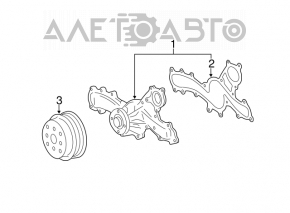 Pompa de apa 2GR-FE Lexus ES350 noua originala OEM