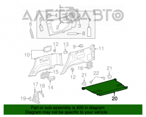 Capac portbagaj Lexus GX470 03-09