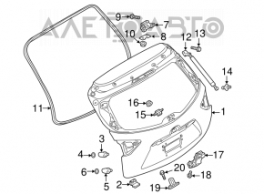 Дверь багажника голая Mazda CX-5 13-16