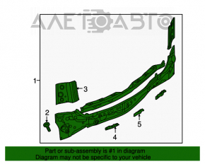 Panoul din spate Mazda CX-5 13-14, set de 3 piese