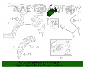 Capacul rezervorului de combustibil Mazda CX-5 13-16