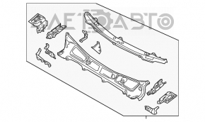 Paletă ștergătoare metalică Mazda CX-5 13-16