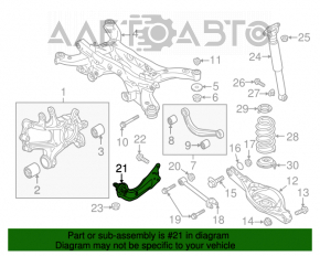 Рычаг продольный задний левый Mazda CX-5 13-16 новый OEM оригинал