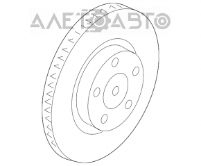 Диск тормозной передний правый Mazda CX-5 13-15 новый OEM оригинал