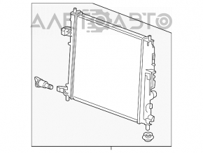 Radiator de răcire apă Cadillac CTS 14- 3.6