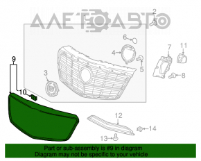 Grila radiatorului Cadillac CTS 14-15