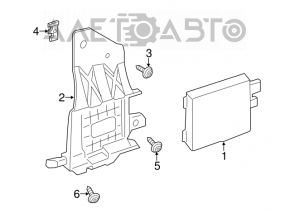 Датчик слепых зон BSM левый Ford Escape MK3 17-19 рест