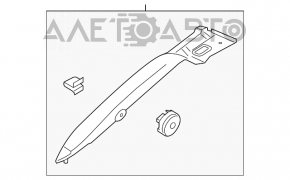 Capacul suportului frontal dreapta superioara Ford Mustang mk6 15- cabriolet.