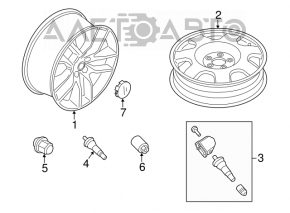 Roata de 20 de inch Ford Mustang mk6 15-