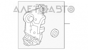 Замок двери передней левой Lexus RX350 RX450h 16-22