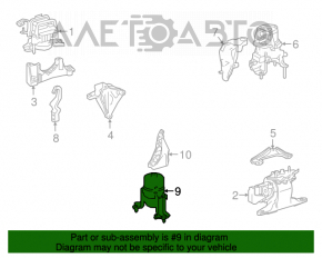 Подушка двигателя передняя Toyota Camry v70 18- hybrid