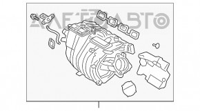 Colector de admisie pentru Toyota Rav4 19- 2.5