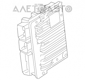 Блок ECU компьютер двигателя Toyota Camry v70 18-24