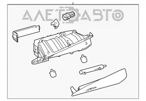 Перчаточный ящик, бардачок Toyota Camry v70 18-21 бежевый