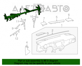 Tubul de subtorpilor pentru Toyota Camry v70 18-20