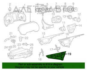 Controlul climatizării Toyota Camry v70 18-20 manual