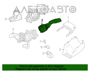 Подрулевой переключатель правый Toyota Camry v70 18-24