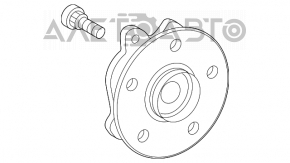 Rulment roată față stânga Toyota Camry v70 18- nou neoriginal GSP