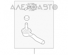 Capat volan dreapta Lexus ES250 ES300h ES350 19 - nou original OEM