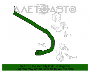 Stabilizator spate pentru Toyota Camry v70 18-25mm