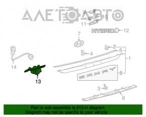 Camera de vizionare spate pentru Toyota Camry v70 18-