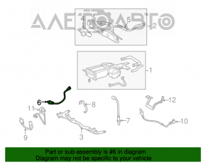 Лямбда-зонд первый задний Toyota Highlander 08-10 hybrid