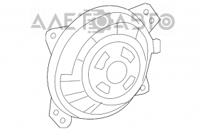 Difuzor ușă față dreapta Toyota Highlander 08-13