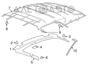 Acoperiș pliabil pentru cabriolet asamblat pentru Chevrolet Camaro 16-