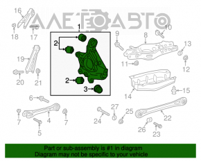 Capacul spate dreapta al Chevrolet Camaro 16- 3.6 2.0