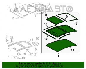 Panorama asamblată Toyota Prius 30 10-15