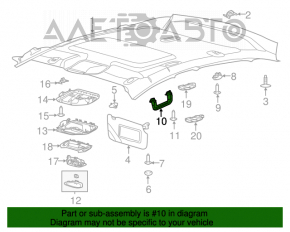 Ручка потолка Ford Focus mk3 11-18 серая