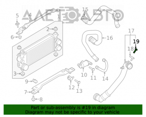 Расходомер воздуха Ford Mustang mk6 15- 3.7