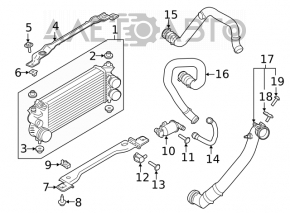 Расходомер воздуха Ford Mustang mk6 15- 3.7