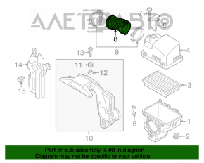 Conducta de aer Mazda CX-5 13-16 2.0