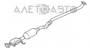 Catalizatorul de pe traseul de evacuare al Mazda CX-5 13-15 FWD.