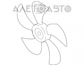 Paletele ventilatorului de răcire stânga Mazda CX-5 13-16