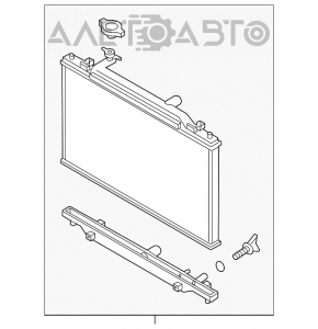 Radiator de răcire apă Mazda CX-5 13-16 2.0, 2.5