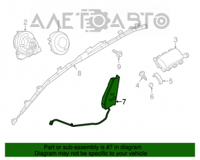 Подушка безопасности airbag сидение левые Mazda CX-5 13-15