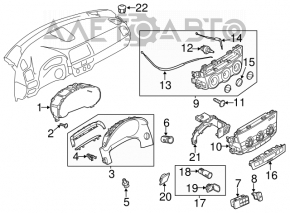 Controlul climatizării pentru Mazda CX-5 13-15 vehicul