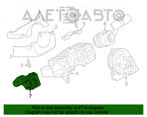 Comutatorul de sub volan stânga Mazda CX-5 13-16