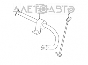 Stabilizatorul frontal VW Jetta 11-18 SUA 21mm